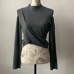 Jonathan Simkhai Cut-Out Crop Sweater